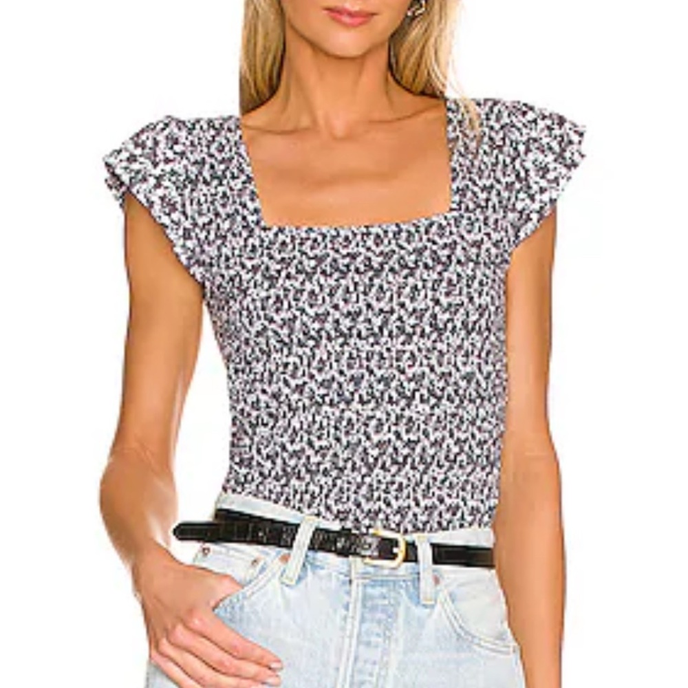 Nation LTD. Floral Print Top, Small